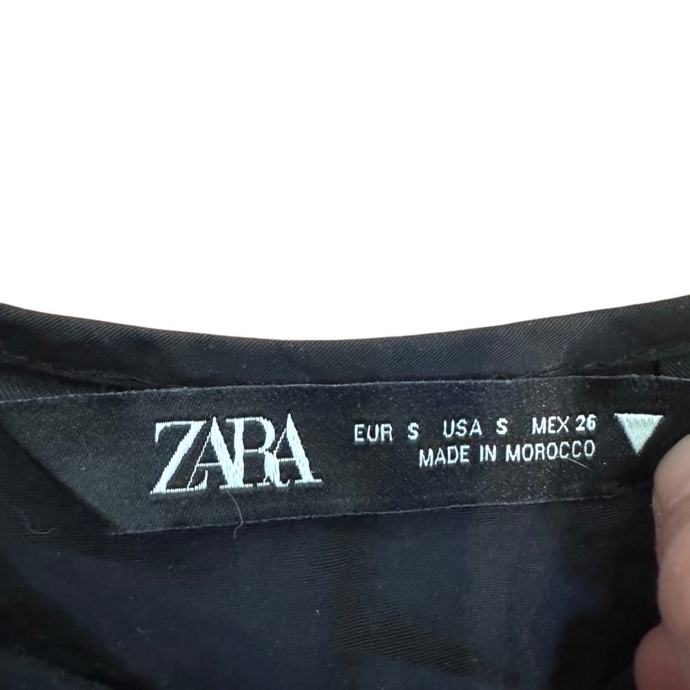 Zara Black Maxi Dress Women's Size Small - Picture 3 of 5
